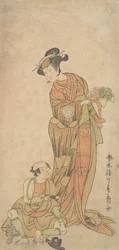 Toinen Yamashita Kinsaku Shigenoin roolissa, kesä, 1772.