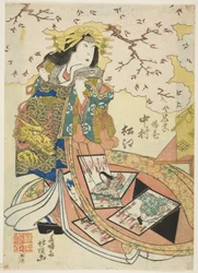 Näyttelijä Nakamura Matsue III: Keisei Agemaki (Keisei Agemaki)