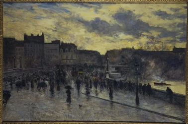 Pont-Neuf, nähtynä quai de la Mégisserie -puistosta käsin