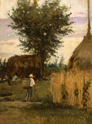 Barnyard, kirjoittanut Silvestro Lega