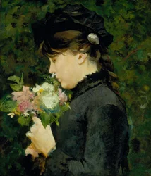 Eleonora Tommasin muotokuva, noin 1884-85 (öljy kankaalle).