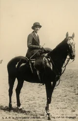 Savoijin prinsessa Yolanda (1901-1986), Bergolon kreivitär, hevonen.