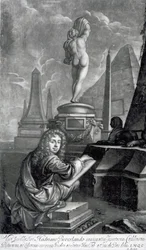 Adrian Beverland, kaiverrettu Isaac Beckettin toimesta.