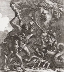 Hercules ja Hydra. (Tulosta)