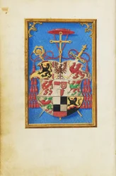 Blazon, kardinaali Albrecht von Brandenburg