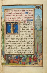 Grenze mit dem Treffen von Abraham und Melchisedek