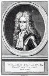 William Bentinck, Portlandin ensimmäinen jaarli, kaiverrus Jacobus Houbraken Robert Williamsin alkuperäisen jälkeen