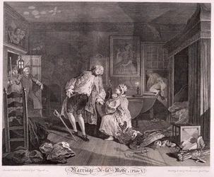 "Avioliitto a la mode, levy V", 1745