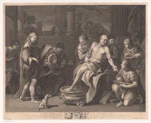 Dood van Seneca Senecan kuolema (otsikko esineessä)