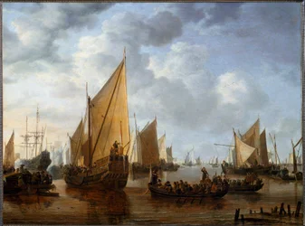 Frederick Henry, Orangen prinssi vierailee laivastoissa Dordrechtissa vuonna 1646