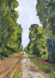 Avenue no 1, 2023 (akryyli paperille)