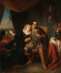 Magdalena Moons pyytää Francisco Valdezia lykkäämään Leidenin rynnäkköä.