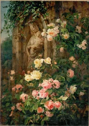 Le Benitier: Notre-Dame-des-Roses (maalaus kankaalle)