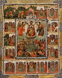 Theotokos Elämää antava kevät, 1670