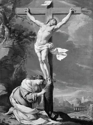 Kristus ristillä Magdalan Marian kanssa, 164050.