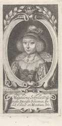 Saksin prinsessa Magdalena Sibylle 1617-1668, Saksi-Altenburgin herttuatar, n. 1647-1648.