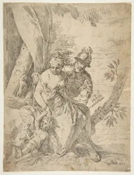 Mars, Venus ja Cupid, noin 1637-1639.