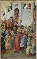 Polyptyykki Orsini: Kristus kantaa ristiä (öljy taululle, n. 1333)