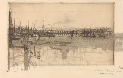 Berwick; Painettu Counterproof of Dundee -paperilla