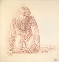 Polvistuva naisen hahmo, 1800-luvun loppu