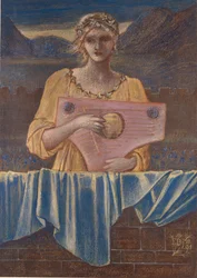 Tutkimus naisesta, jolla on soitin, 1895