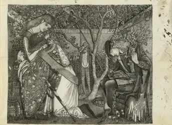 Ritarin jäähyväiset, 1858