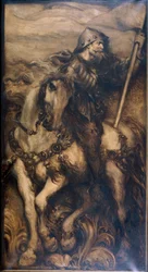 "A Standard Bearer", 1886