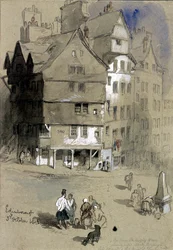 Sir George McKenzien talo Edinburghissa, Skotlannissa, 1845