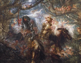 "Lumottu metsä", 1886.