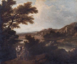 "Maisema ja lento Egyptiin", 1700-luku