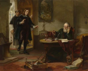 John Milton vierailee Galileo Galilein luona. 1847