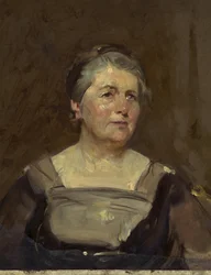 Sybil Margaret Thomas, varakreivitär Rhondda (öljy kankaalle)
