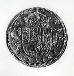4 Reales-kolikkoa Philip III:n hallituskaudelta (hopea)