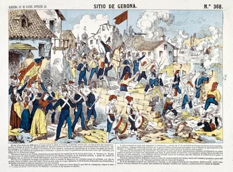 Espanjan vapaussota (1808-1814): Geronan piiritys kesäkuusta joulukuuhun 1809.