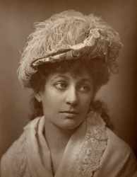 Lucy Buckstone, brittiläinen näyttelijä, 1884.