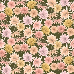 Mojave Desert Blooms -kuvio, 2021 (grafiittikynä ja digitaalinen)