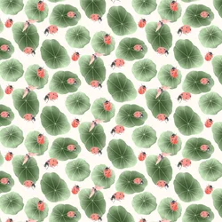 Nasturtium-koordinaattikuvion väritys 2, 2020 (grafiittikynä ja digitaalinen)