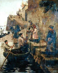 The Slip (öljy kankaalle)
