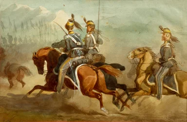 Ratsuväki, kuvitus: Stanislao Grimaldi del Poggetto