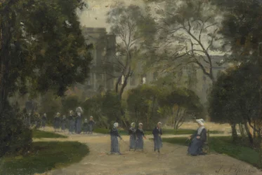 Nunnat ja koulutytöt Tuileries