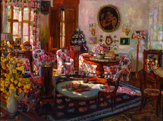 Brasovon kartanon sisustus, 1912.