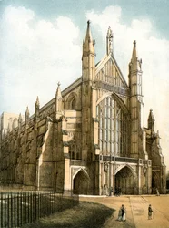 Winchesterin katedraali, Hampshire, 1870