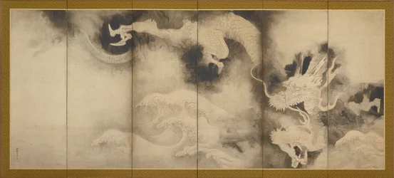 Lohikäärmeet ja pilvet, Momoyama tai Edo kausi, 1590-1640.