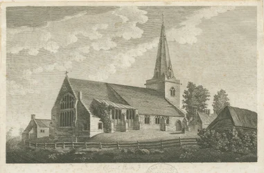Church Eatonin kirkko: kaiverrus, nd [n. 1800] (painettu) (printti)