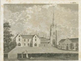 Clifton Campvillen kirkko: kaiverrus, nd [c 1790]