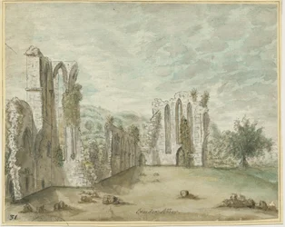 Croxden Abbey: akvarellimaalaus, nd [1762-1802] (maalaus)