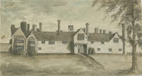Drayton Bassett - "Drayton Manor": akvarellimaalaus, nd [1789]