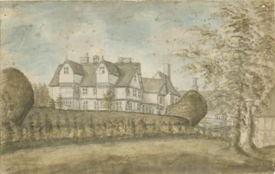 Eccleshall - Biana Hall: akvarellimaalaus, nd [1795]