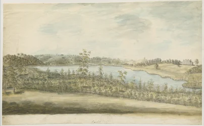 Forton - Aqualate Hall: akvarellimaalaus, nd [1762-1802]