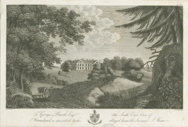 Hamstead Hall: kaiverrus, nd [1762-1802] (vedos) (painettu)